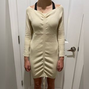 BTFBM sweater dress, cream, medium, NWT